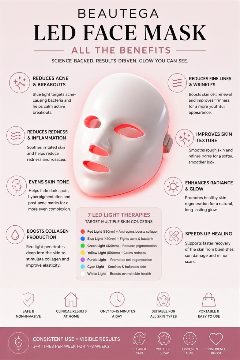 Beautega™ Skin Therapy Mask(LED Face Mask)